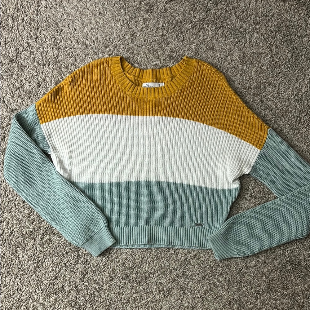 Hollister sweater striped size small